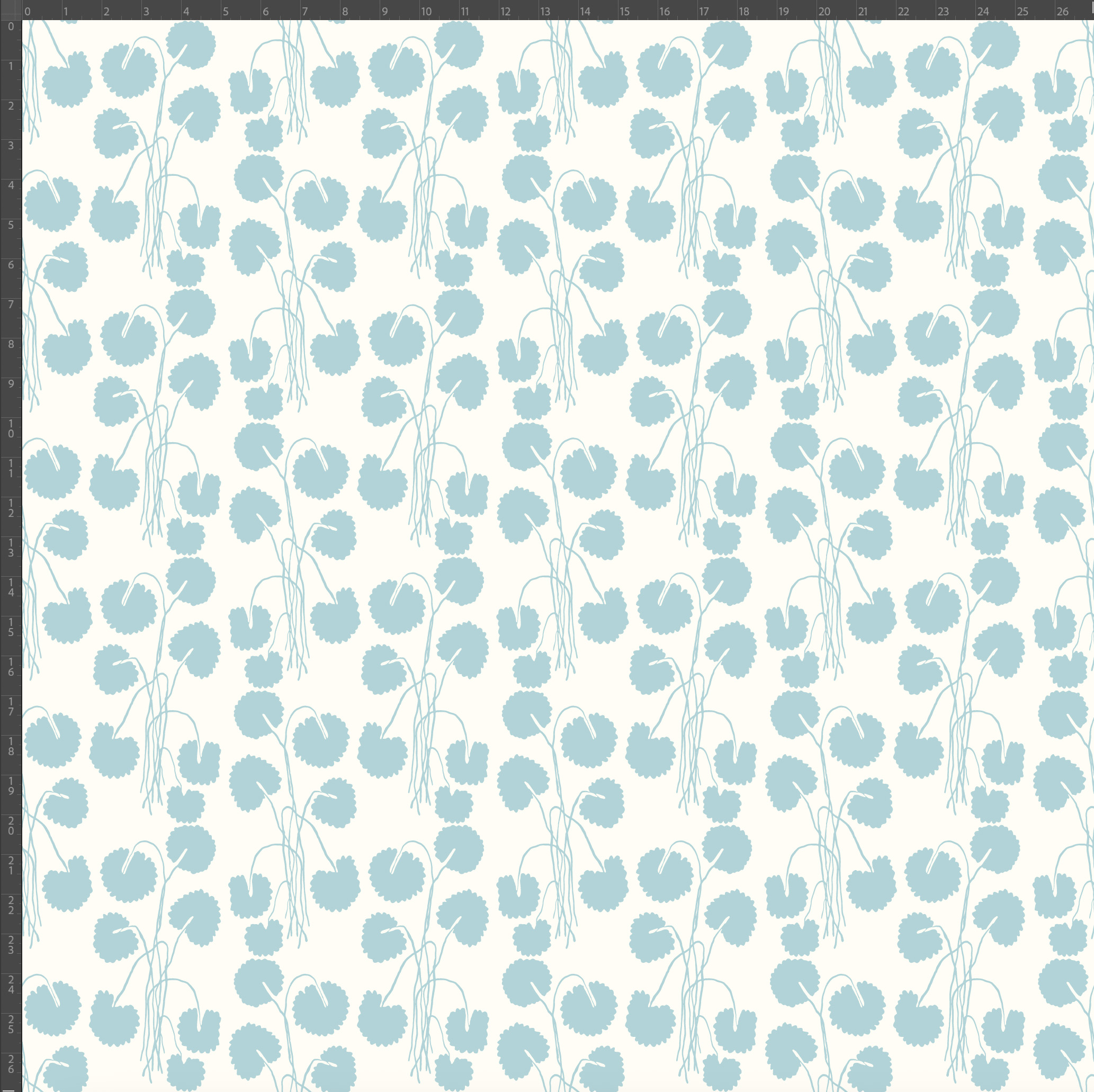 Pale Blue Geranium Stripe