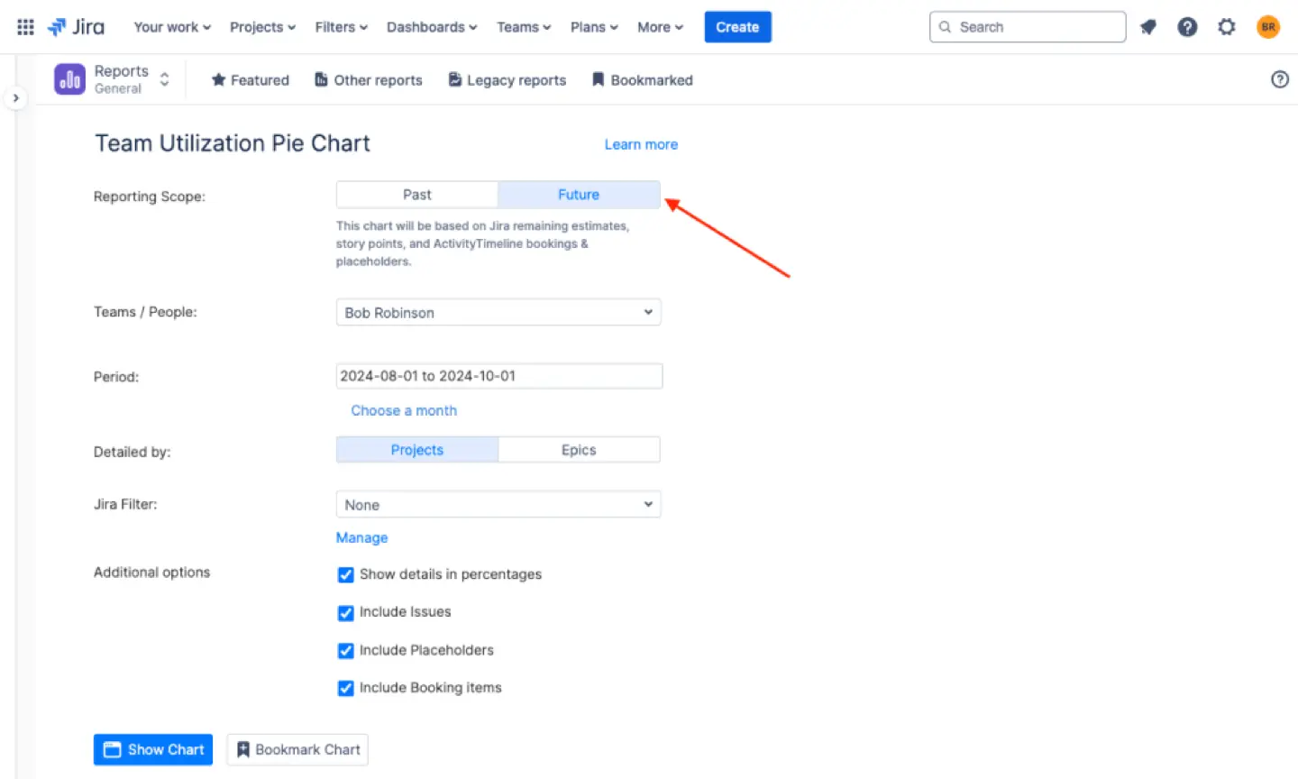 Analyze past and future capacity insights with ActivityTimeline