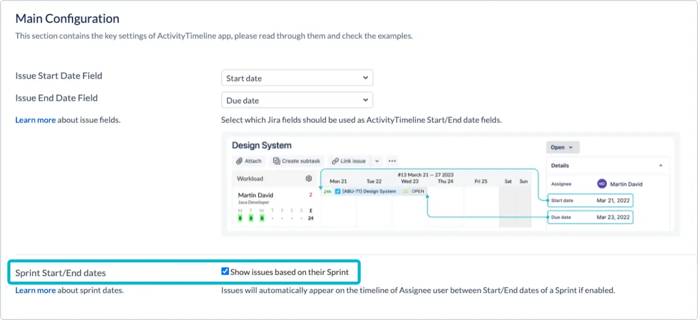 ActivityTimeline Integration with Sprints