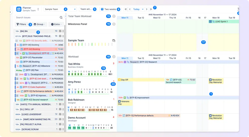 A clean, modern screenshot of ActivityTimeline's main dashboard