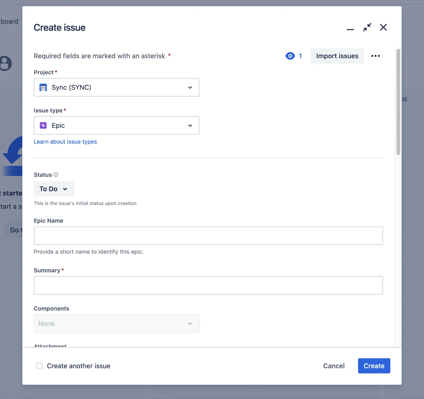 Epic Details in Jira