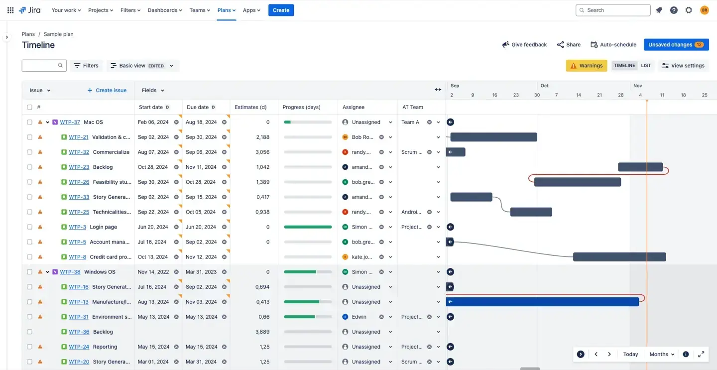 Advanced Roadmaps (now Jira Plans)