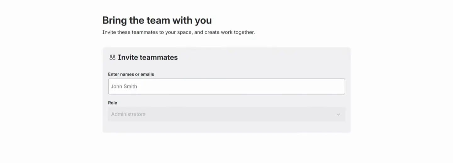 Adding members to a project