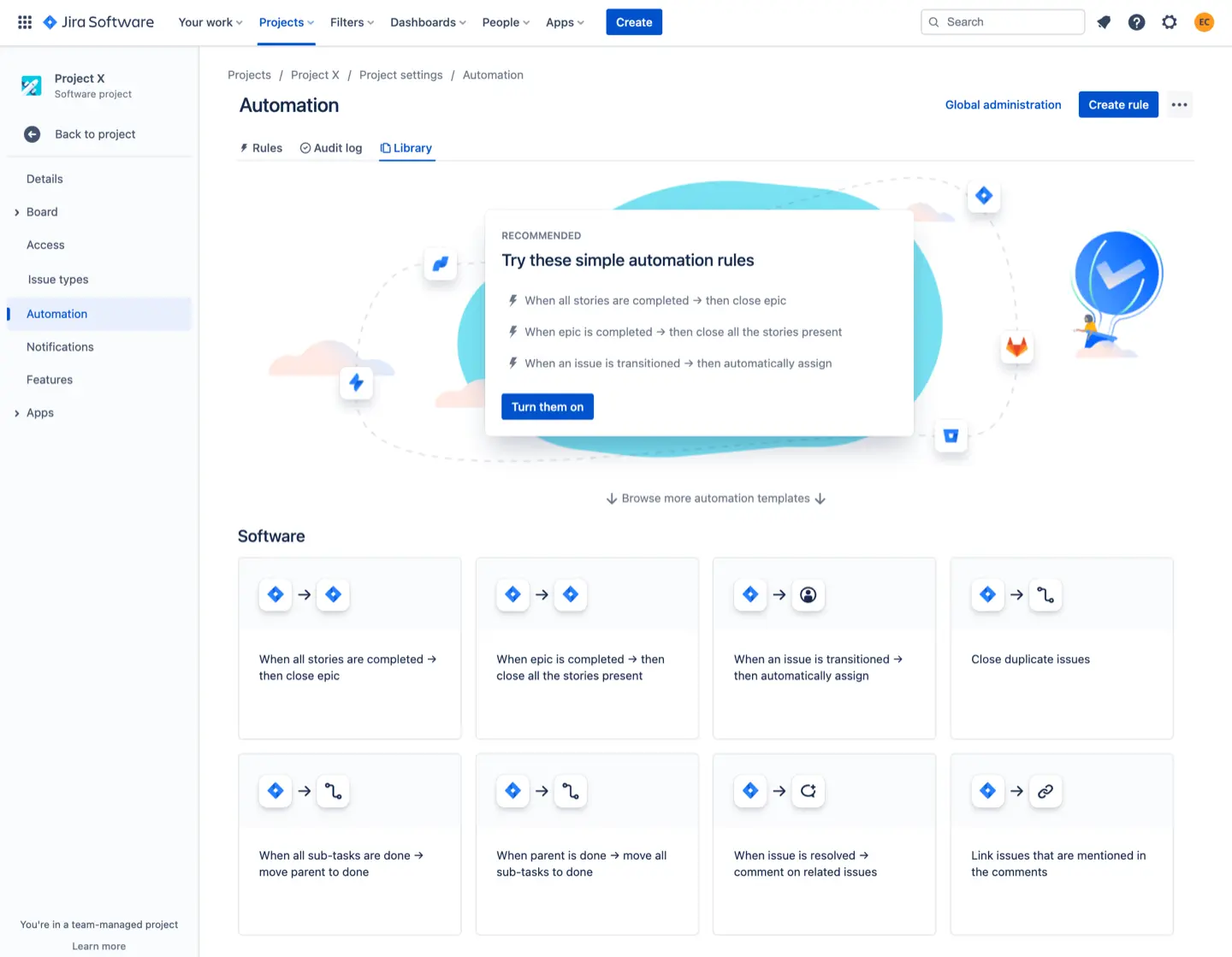 Automation in Jira