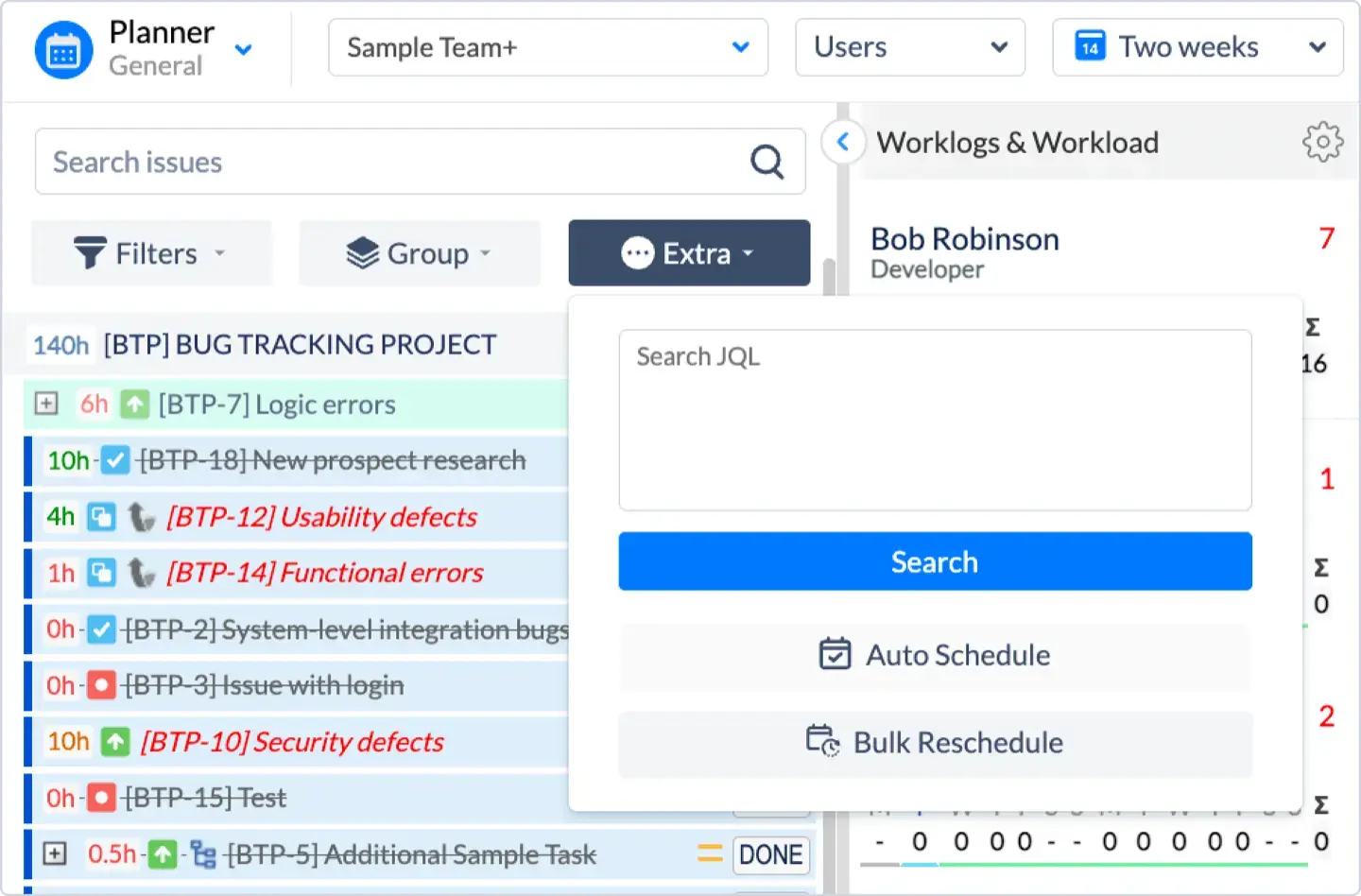 ActivityTimeline’s Auto Issue Scheduling