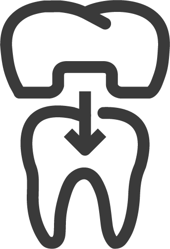 magnifying tooth icon