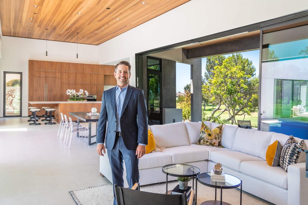 First Team Real Estate agent Josh Mohr in his listing at 6691 Country Circle, Huntington Beach