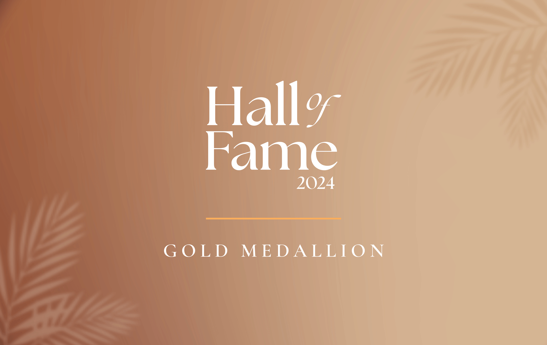Hall of Fame 2024 Gold Medallion