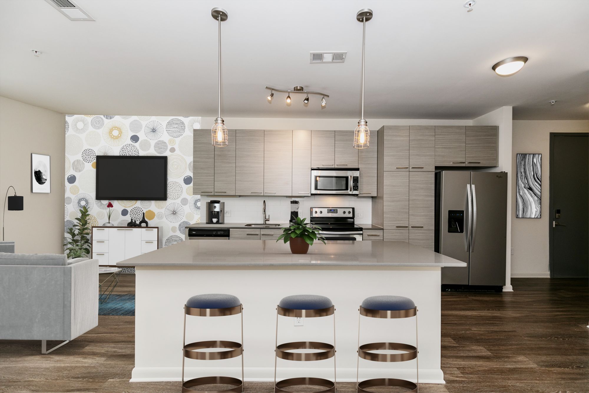 A two-bedroom home at Ayla on Krog