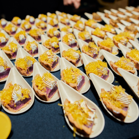 Food and drink at a past showcase