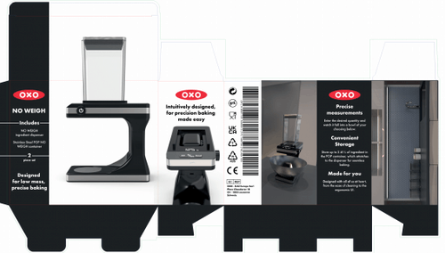 Dieline of packaging