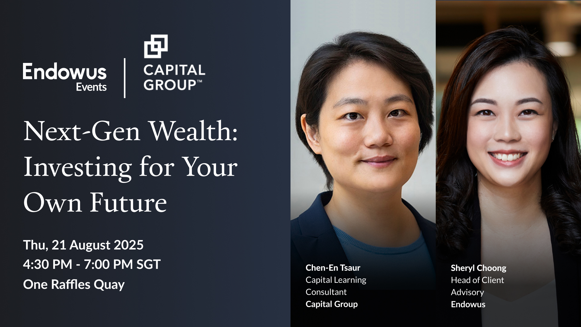 Endowus hosts an in-person event with Capital Group