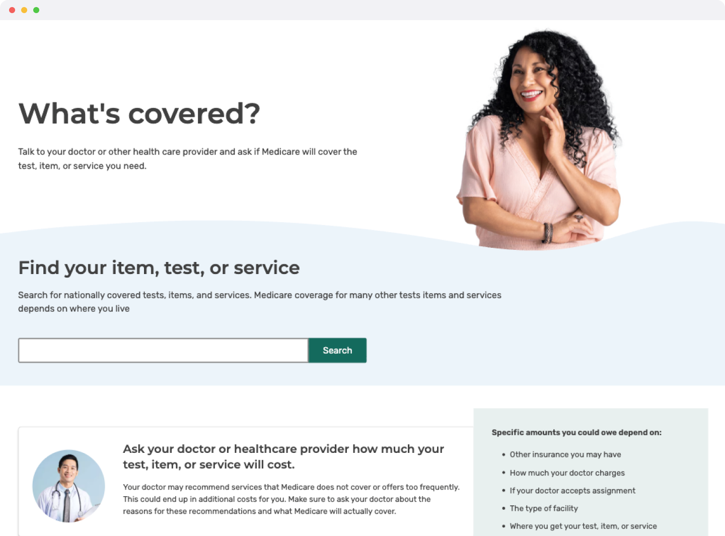 Landing page