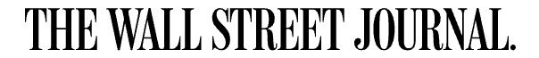 THE WALL STREET JOURNAL.