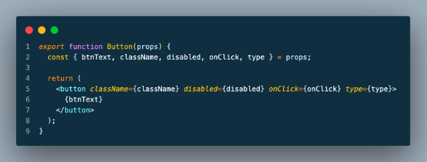 Component Unit Test Code Example