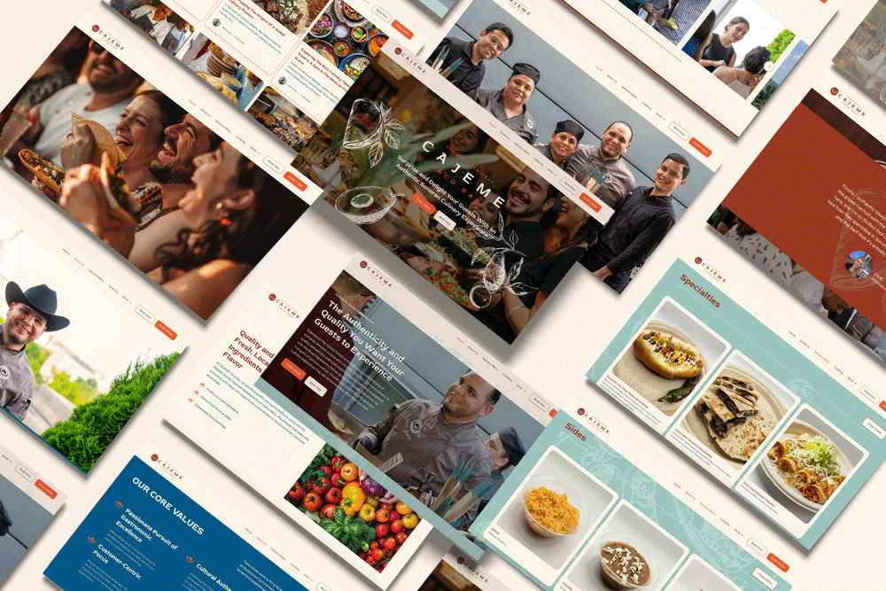 Responsive website designs for restaurants and food businesses by theBrandley agency — built on Webflow and Shopify