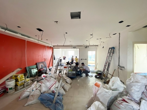 Renovation progress image