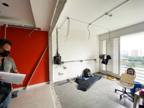 Renovation progress image