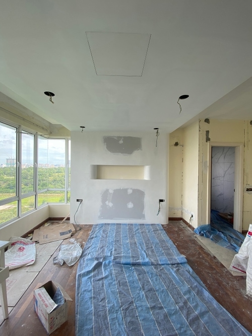 Renovation progress image