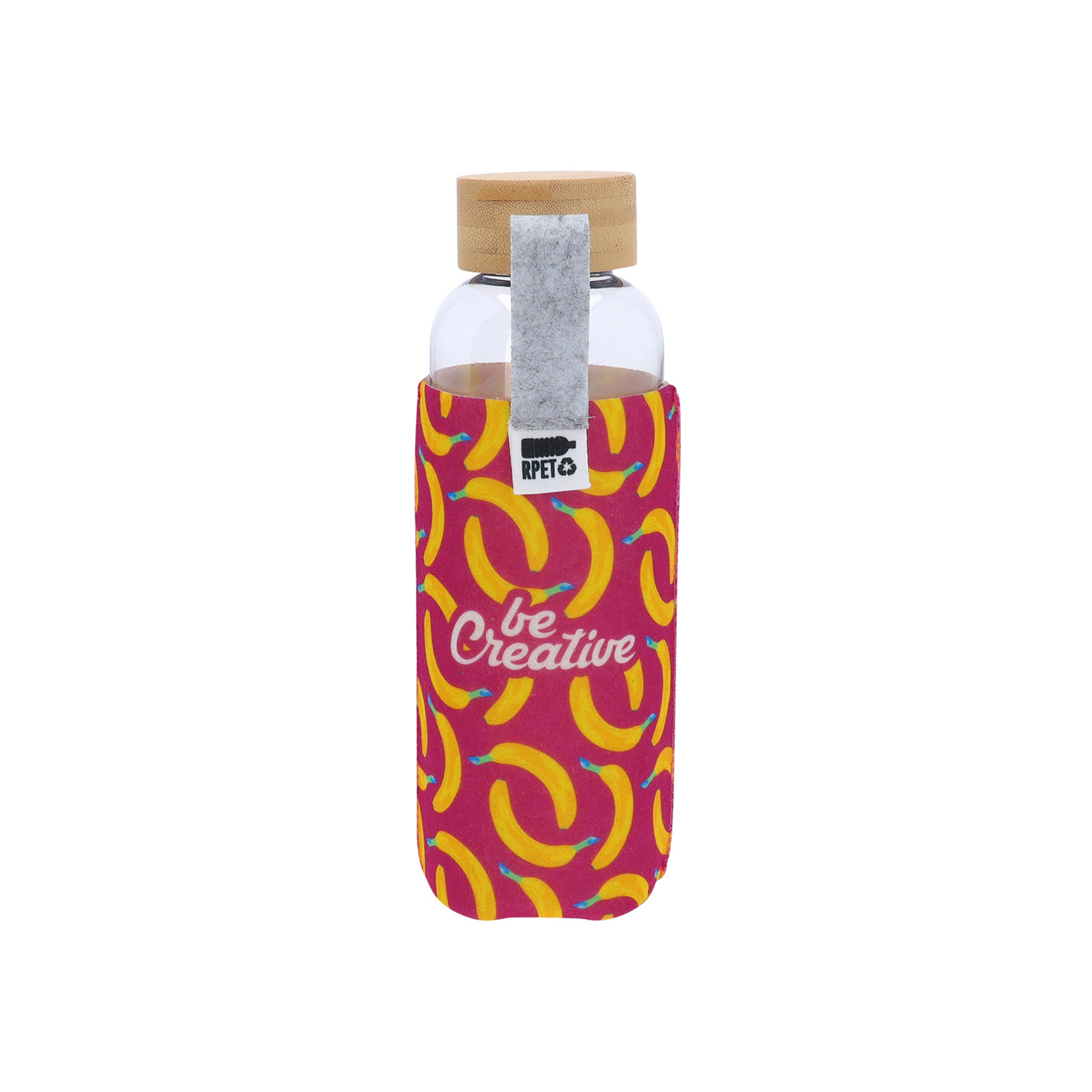 RPET Bottle with RPET Felt Sleeve