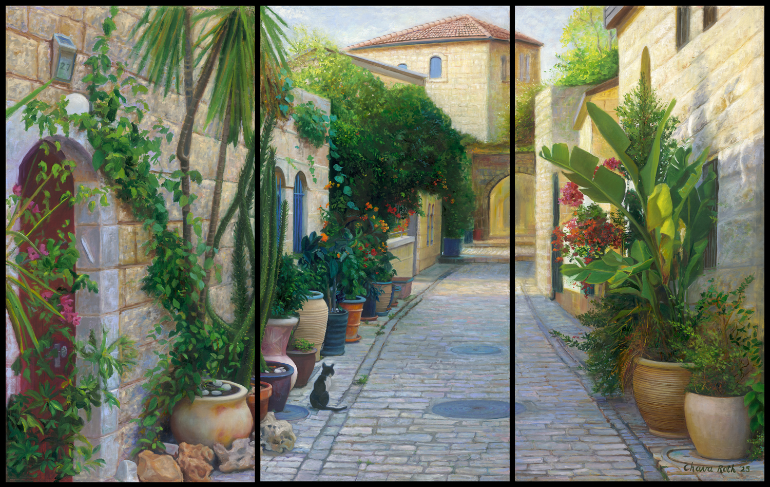 Triptych-Yemin Moshe