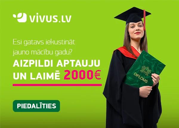 Iekustini jauno mācību gadu ar Vivus.lv!