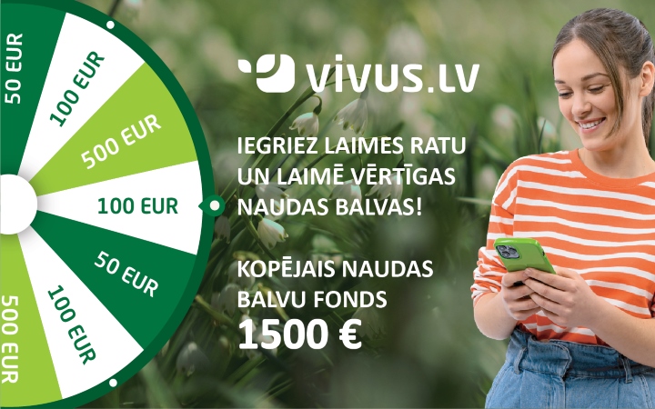 Iegriez Laimes Ratu un tiec pie vērtīgām balvām!