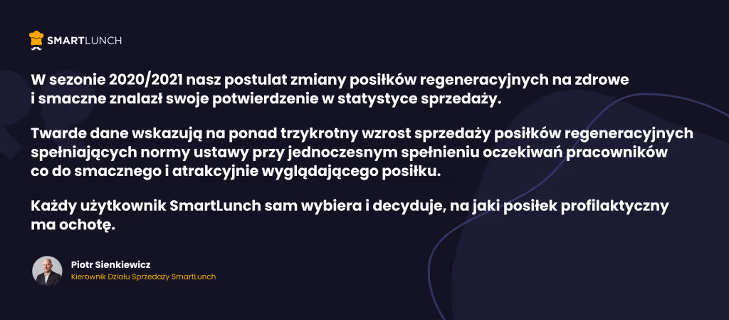 Piotr Sienkiewicz Smart Lunch