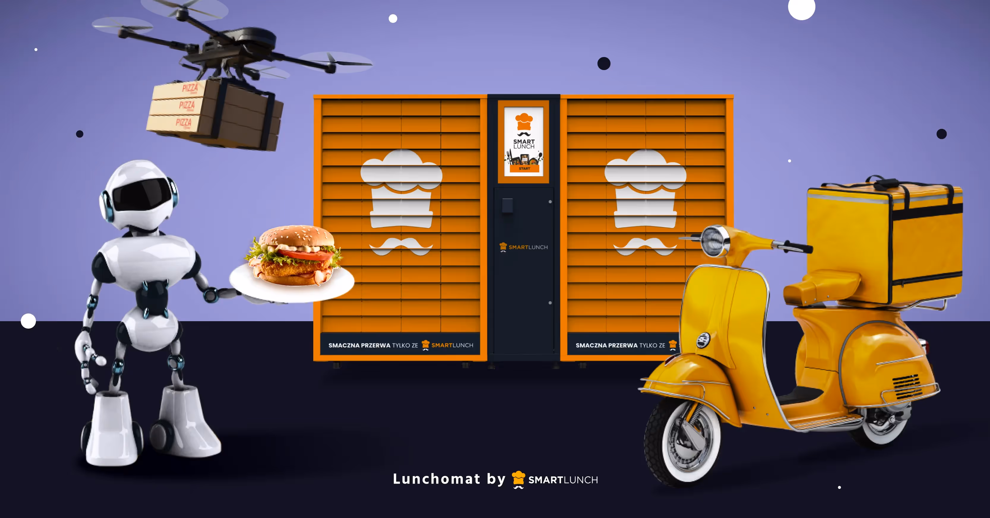 Obiad dostarczony przez robota, a może przez drona? To dzieje się już dziś.