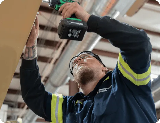 Man working