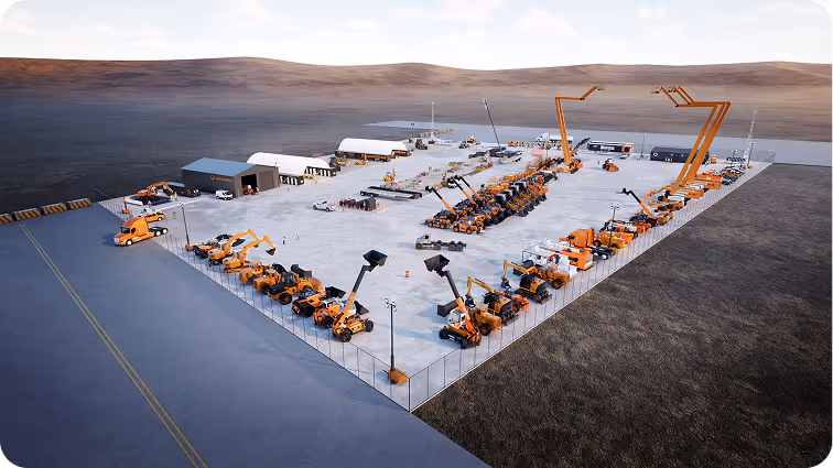 Aerial Corner of Mega Site