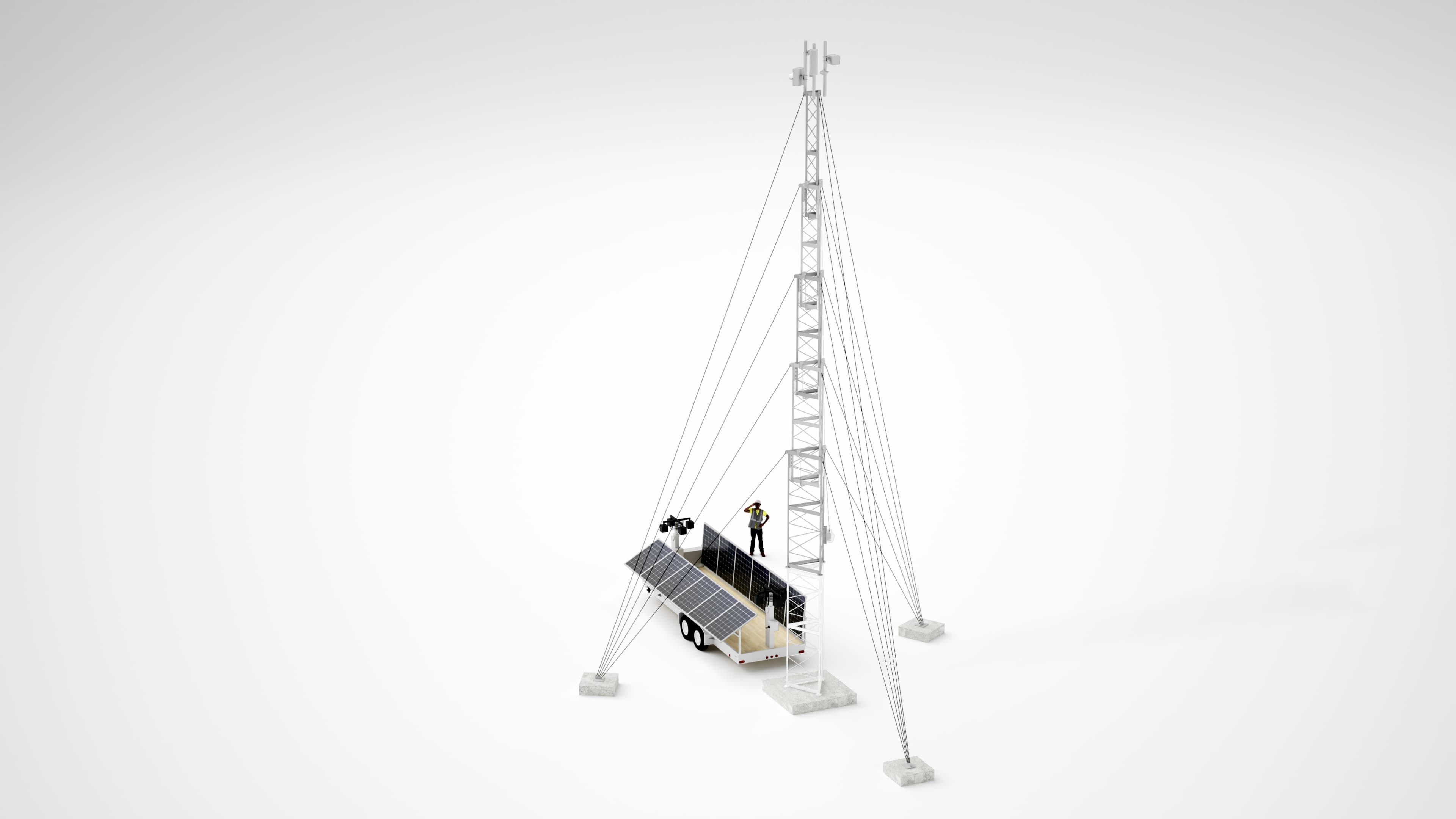 Onsite communications tower
