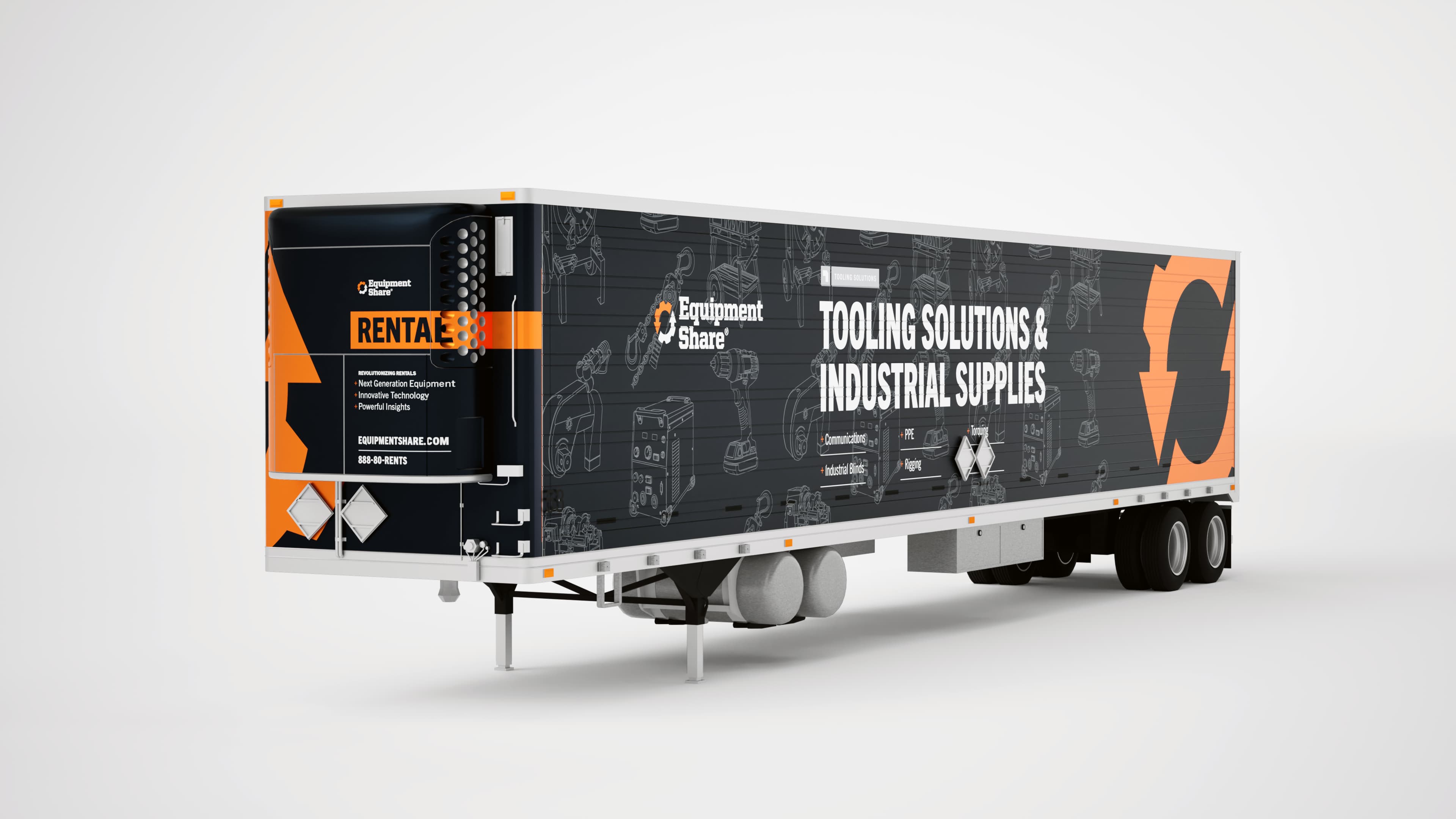 Managed tool room trailer