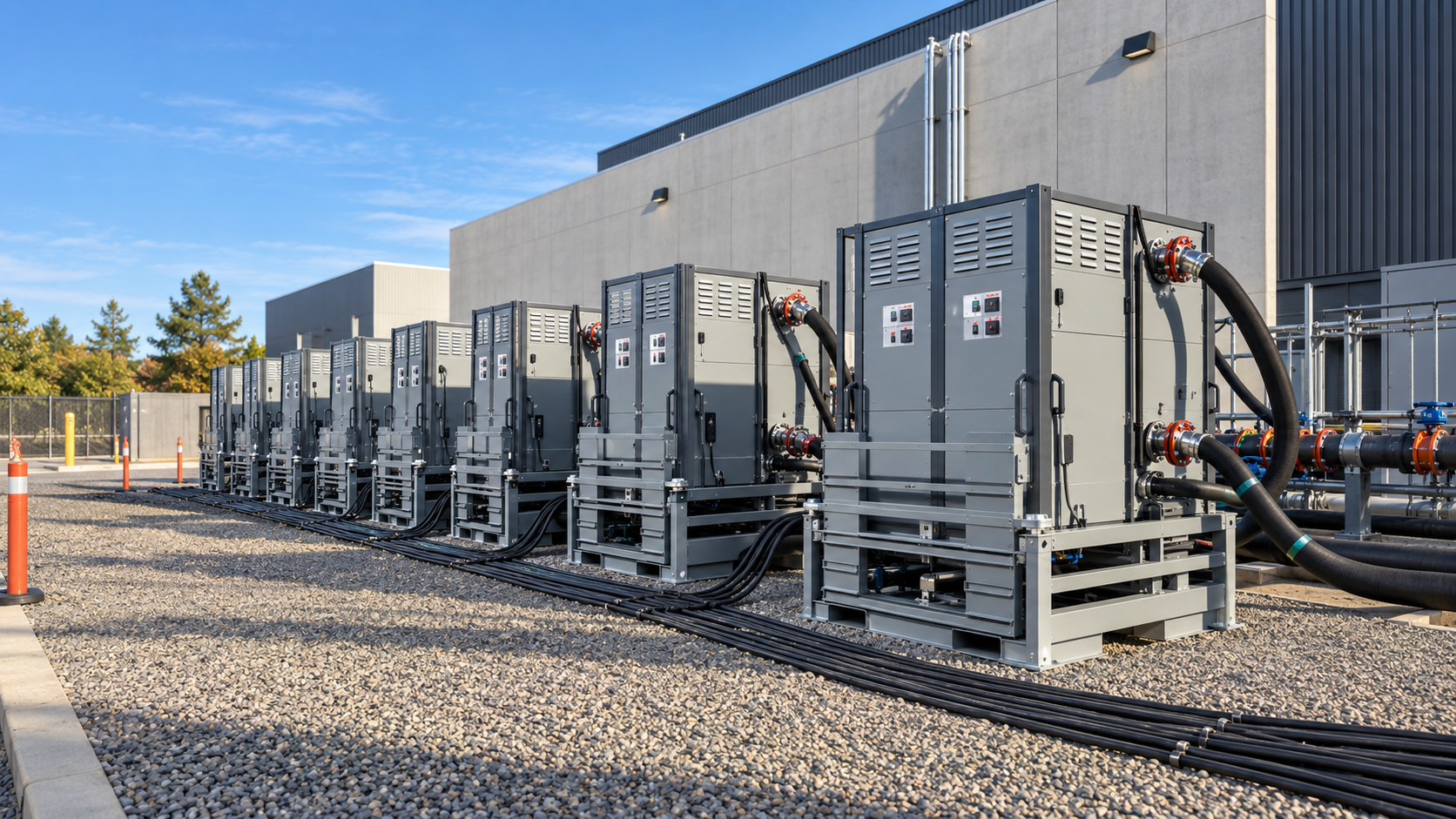Load banks deployed for data center commissioning
