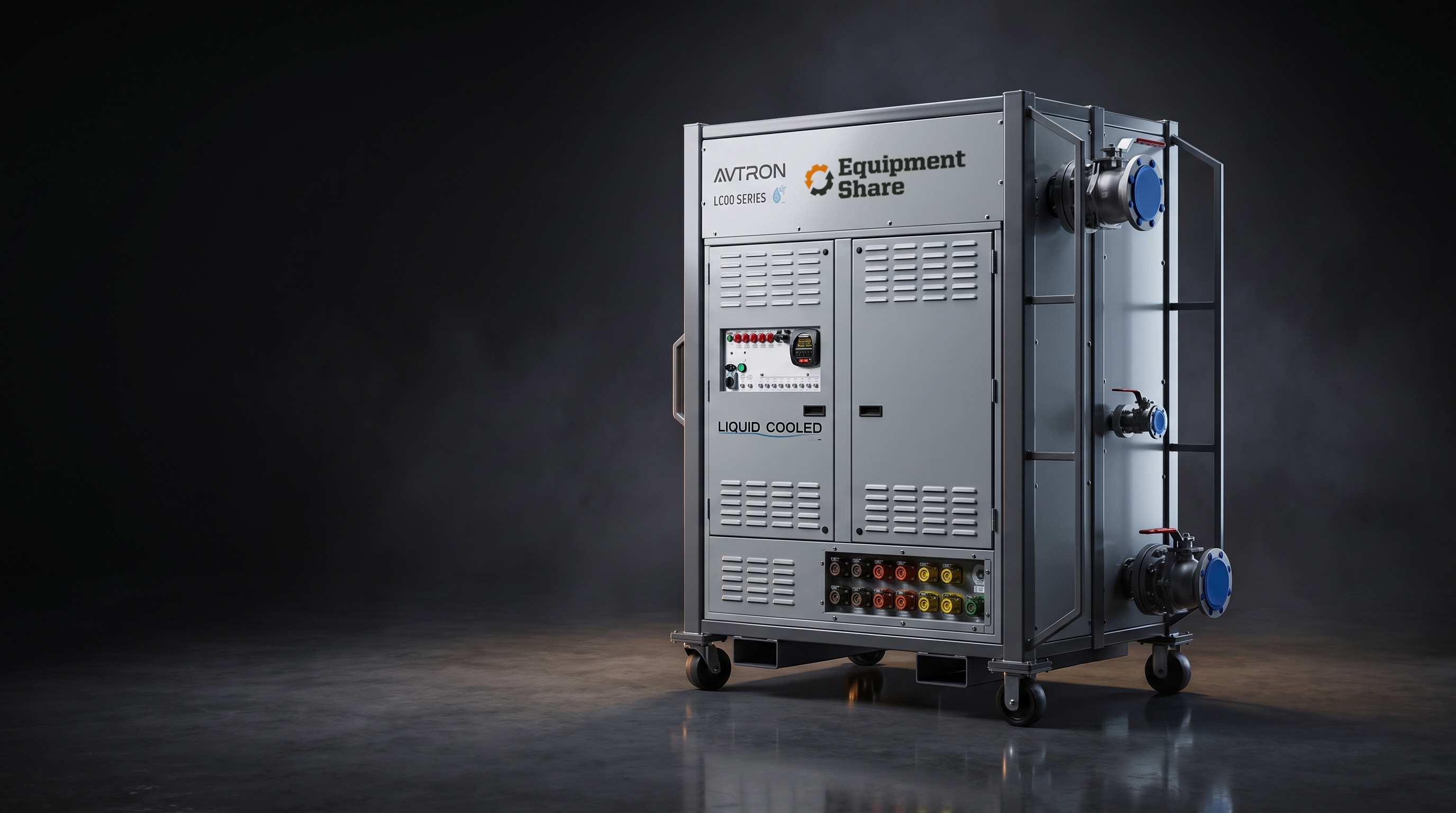 Liquid-cooled load bank unit