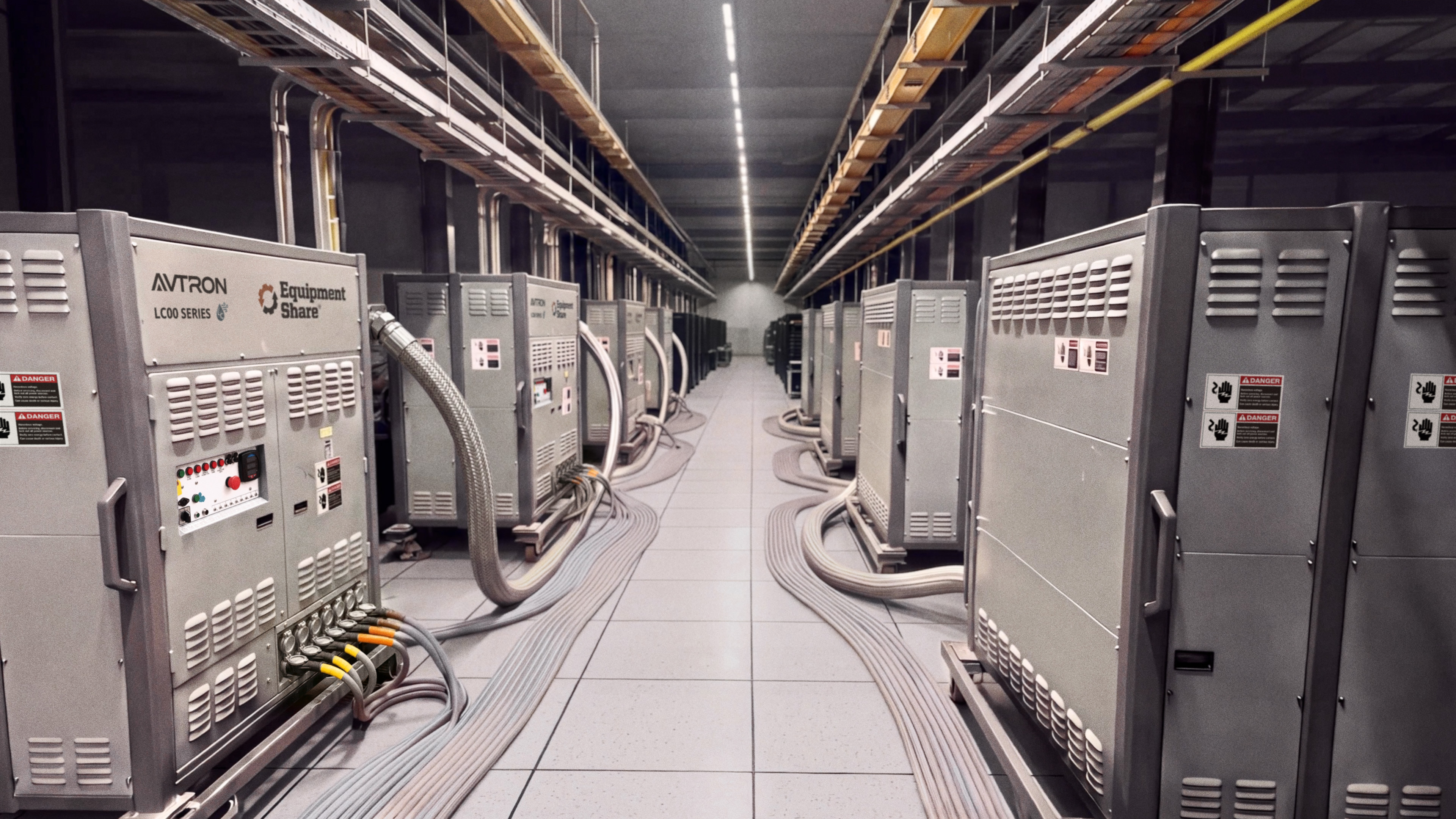 Load banks deployed for data center commissioning