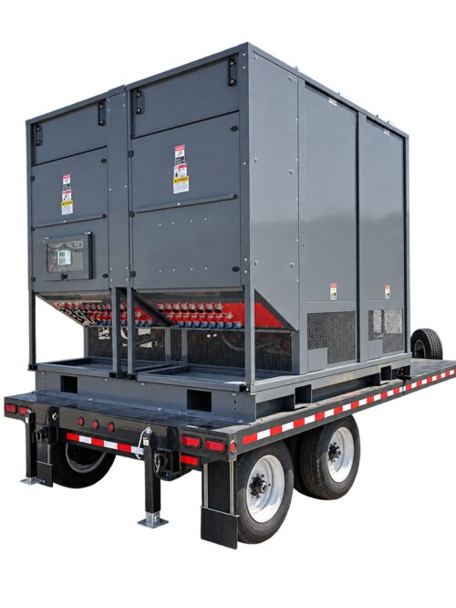 Liquid cooled load bank rental unit