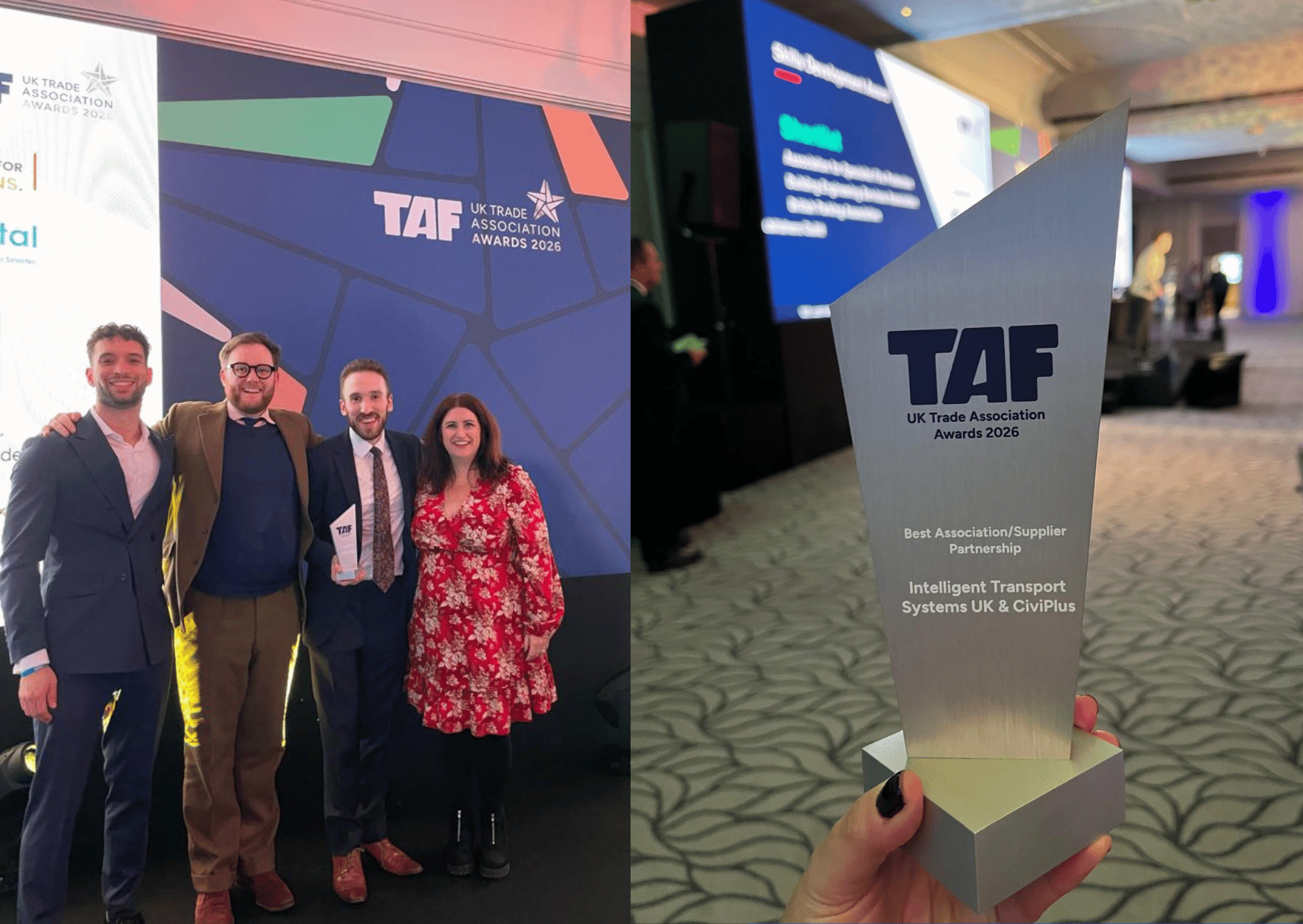 Award-Winning Partnership: CiviPlus and ITS UK Take Home TAF 2026