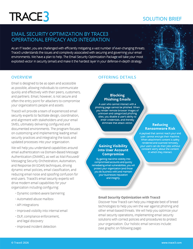 Network Security - Email Security Optimization Service Brief