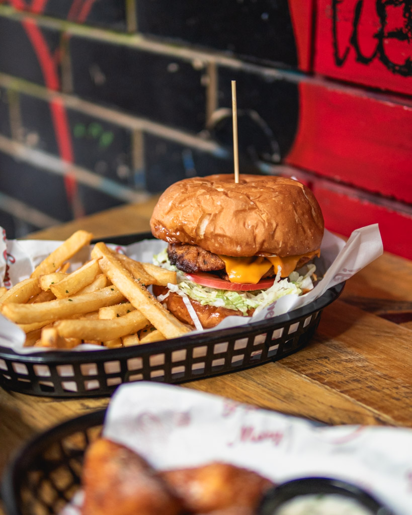 No Cluck'n Around Burger