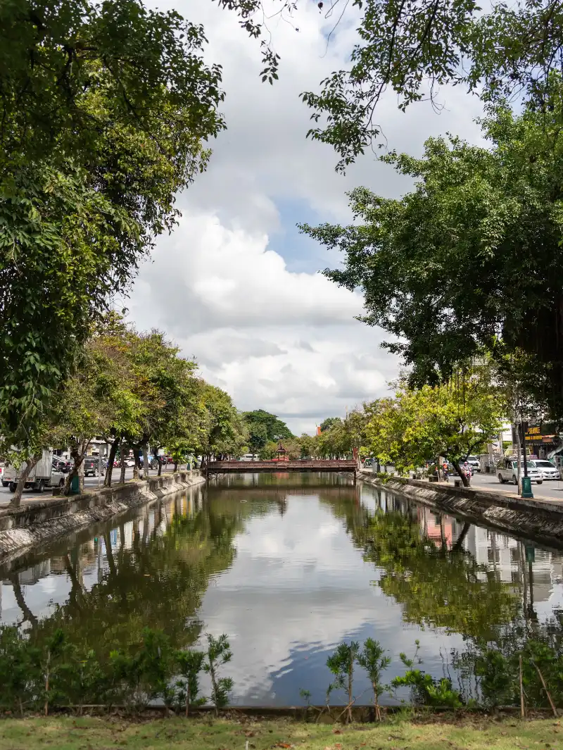 River around Chiang Mai's Old Town