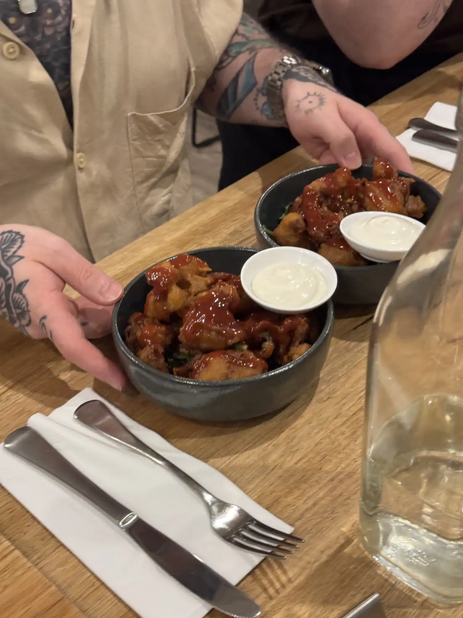 Cauliflower buffalo wings