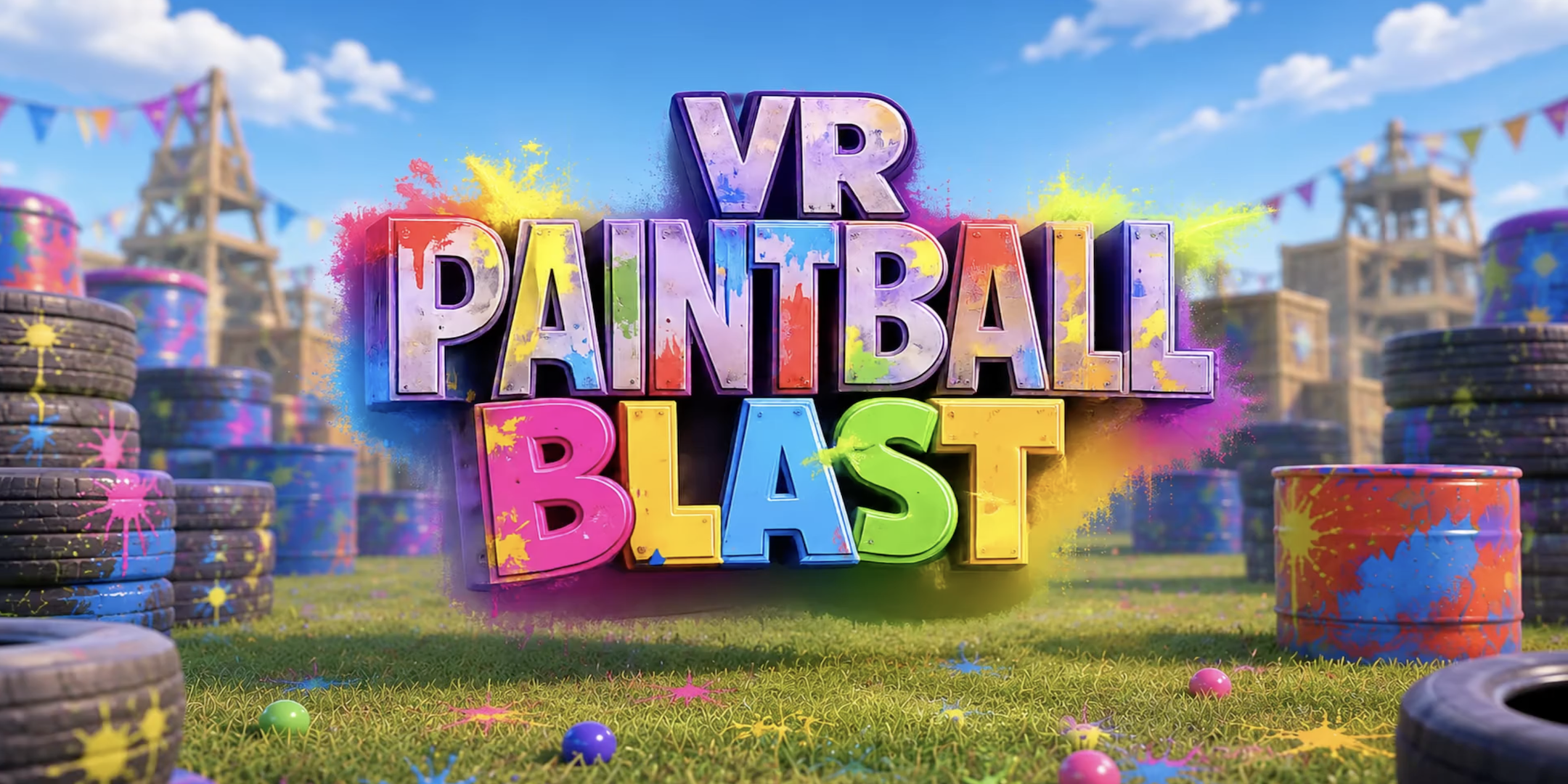 kids playing VR, birthday cake with VR headset