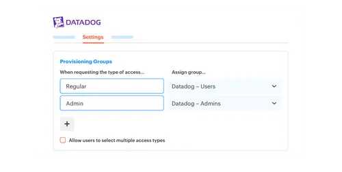 Integrate access requests within your Jira Service Management portal and Slack. Reduce the strain on IT by eliminating manual, repetitive provisioning processes. Improve security and save on license costs without hurting productivity.