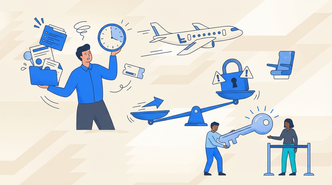 What It Feels Like To Chase Access The Old Way concept illustration - Multiplier