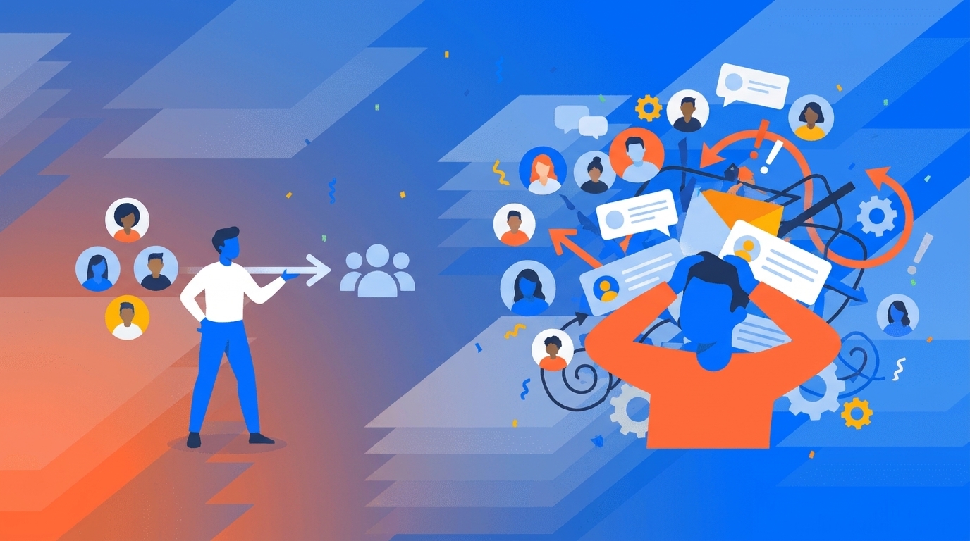 Why Access Request Workflows Break at Scale concept illustration - Multiplier