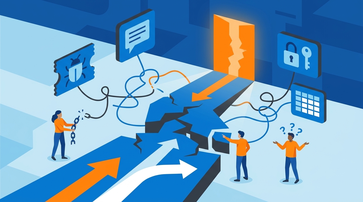 Why New Hire Onboarding Breaks Inside Access Queues concept illustration - Multiplier