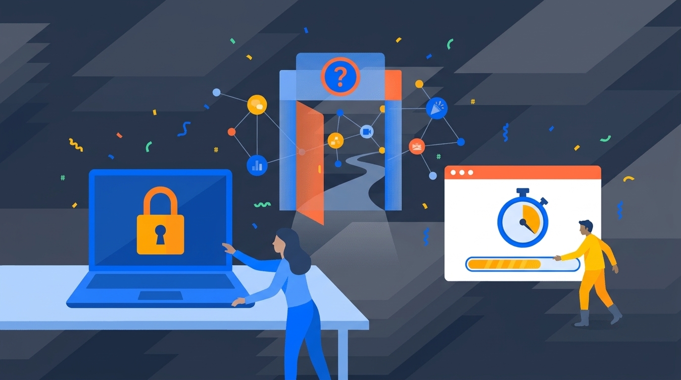 Why Device Locks and Session Controls Miss the Bigger Access Problem concept illustration - Multiplier