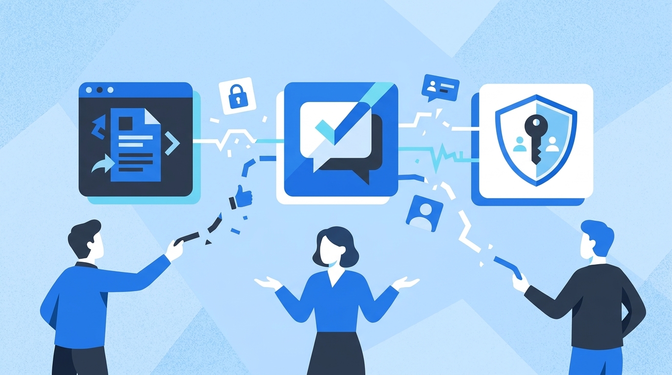 Why Access Context Breaks Between Jira, Slack, and the IdP concept illustration - Multiplier