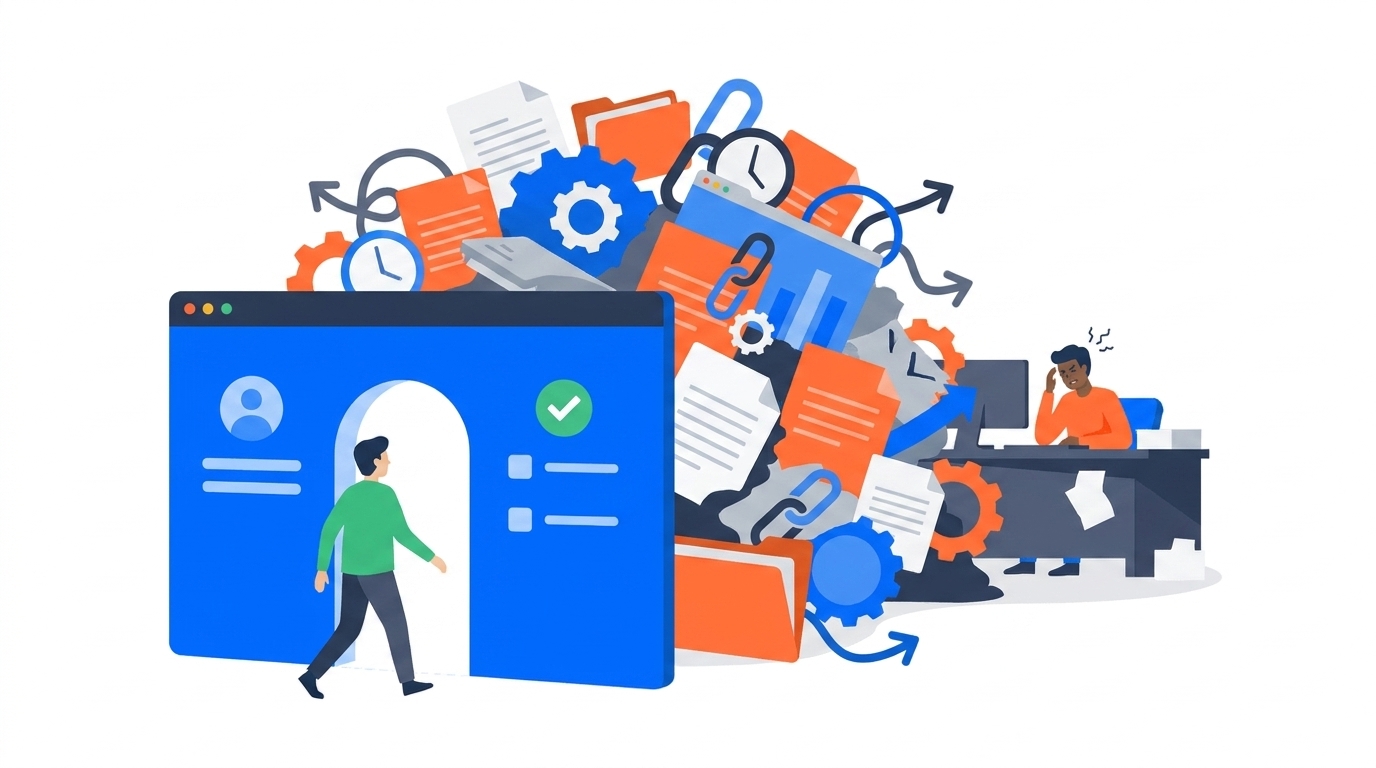 Why Access Portals Still Create Jira Backlog concept illustration - Multiplier